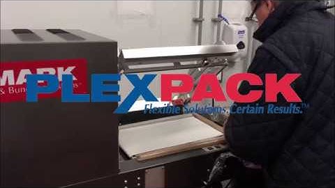DAMARK MP Series   L Bar Sealer & Shrink Tunnel System with lasagna