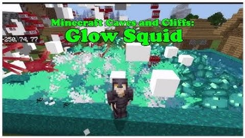 Minecraft Caves and Cliffs: Glow Squid