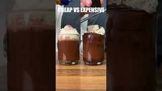 Best hot chocolate 🍫: Cheap 💰vs expensive 💰💰💰