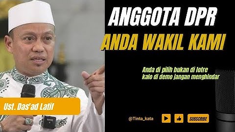 SAUDARA DI PILIH BUKAN DI LOTRE | Anggota DPR anda wakil kami!!! #dakwah 