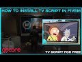 Qbcore tv script plays free  fivem roleplay scripts  fivem tutorial 2023  mj development