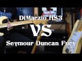 Dimarzio hs3 vs seymour duncan fury  yngwie malmsteen pickups