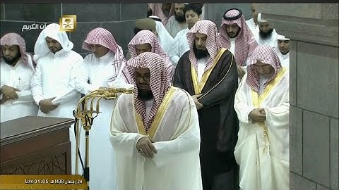 تهجد ليلة 24 رمضان 1438 هـ 2017 م | سورة ال عمران من 93 الى 185| #سعود_الشريم #shuraim