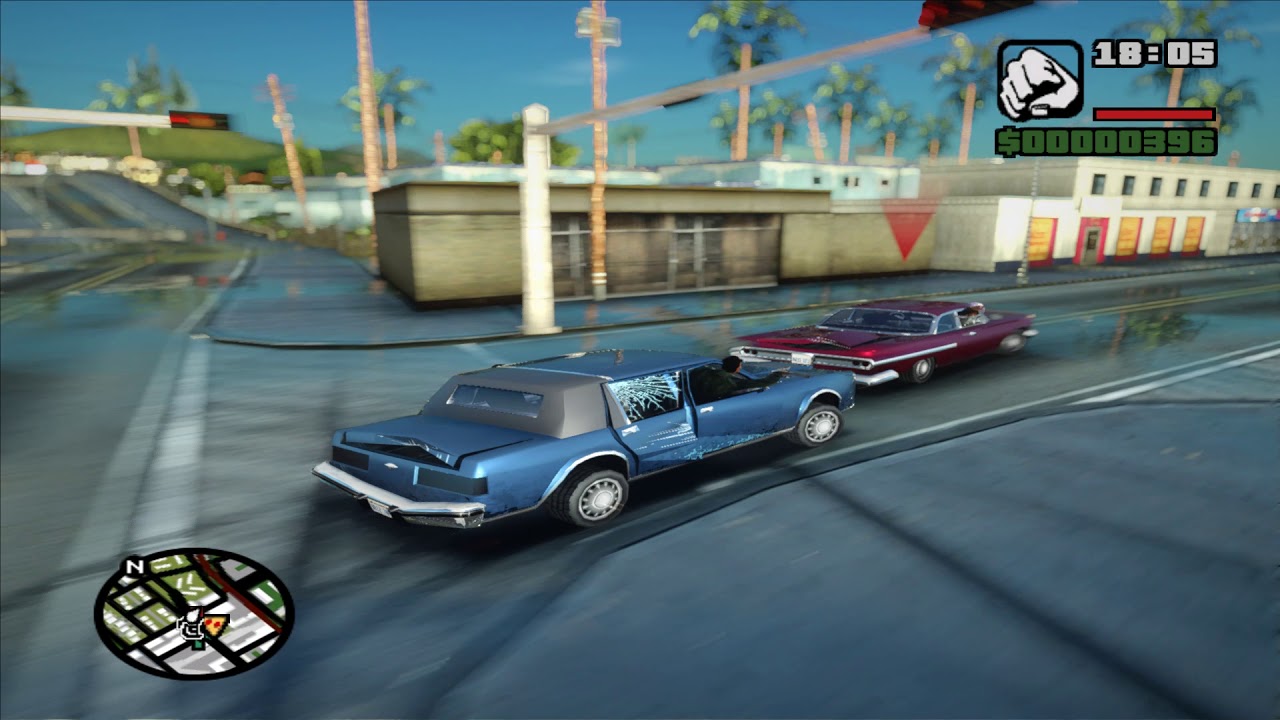 Grand Theft Auto San Andreas directx 2.0 - YouTube