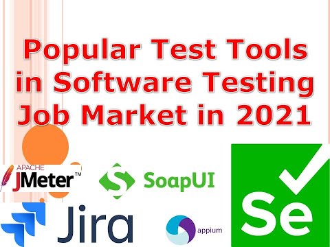 Popular Test Tools in Software Testing Job Market in 2021