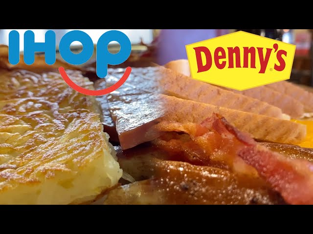 Trying Same Breakfast at Denny's + IHOP to See Which Is Better, Review