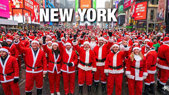 New York City LIVE Manhattan Santa Con 2025 🎅 (December 13, 2025)