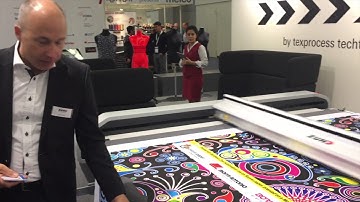 Digital Textile Micro Factory with Zünd at Texprocess 2017