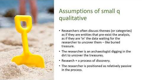 Foundations of Qualitative Research 1 Braun et al PART 1 YOUTUBE VIDEO