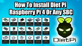 how install diet pi raspberry pi 4 or any sbc - install set up configure