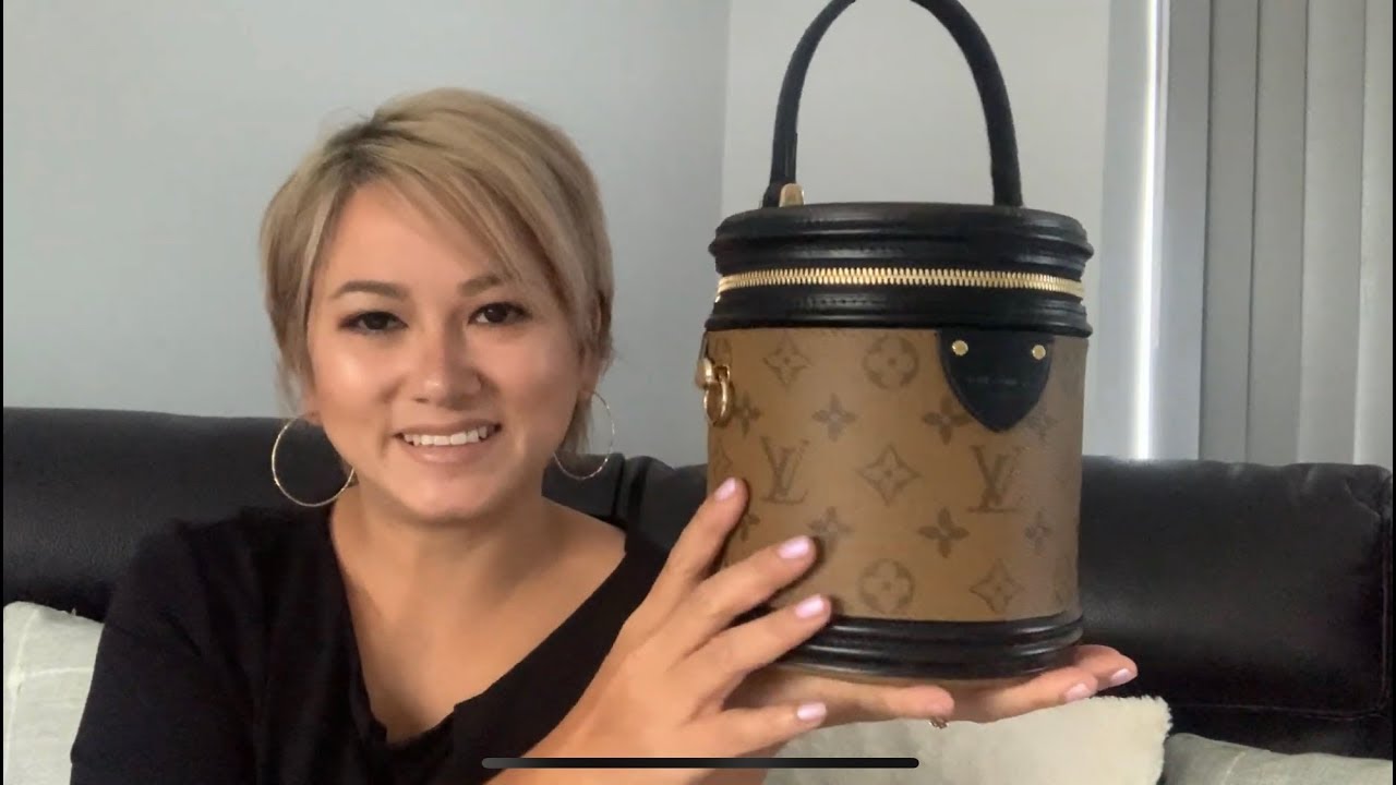 Louis Vuitton Cannes monogram reverse bag review. Cutest handbag. 