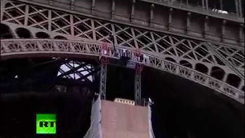 Taig Khris jumps from Eiffel Tower to break record book!