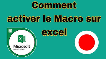 comment activer les macros sur excel