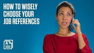 How to choose your job references wisely