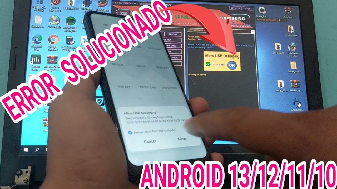 Ready go to ... https://youtu.be/qH0ohOAAIJo [ Nuevo MÃ©todo Android 13/12 / Eliminar cuenta google samsung android 13]