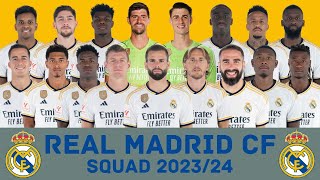 REAL MADRID CF Squad Season 2023/24 | Real Madrid CF | FootWorld