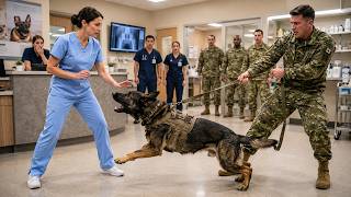 Retired Sergeant Doubted the Quiet Vet Tech — Until Her Military K9 Past Exposed a Seven-Year Cov...