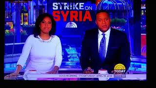 Today show special edition opening 2018 strike on syria