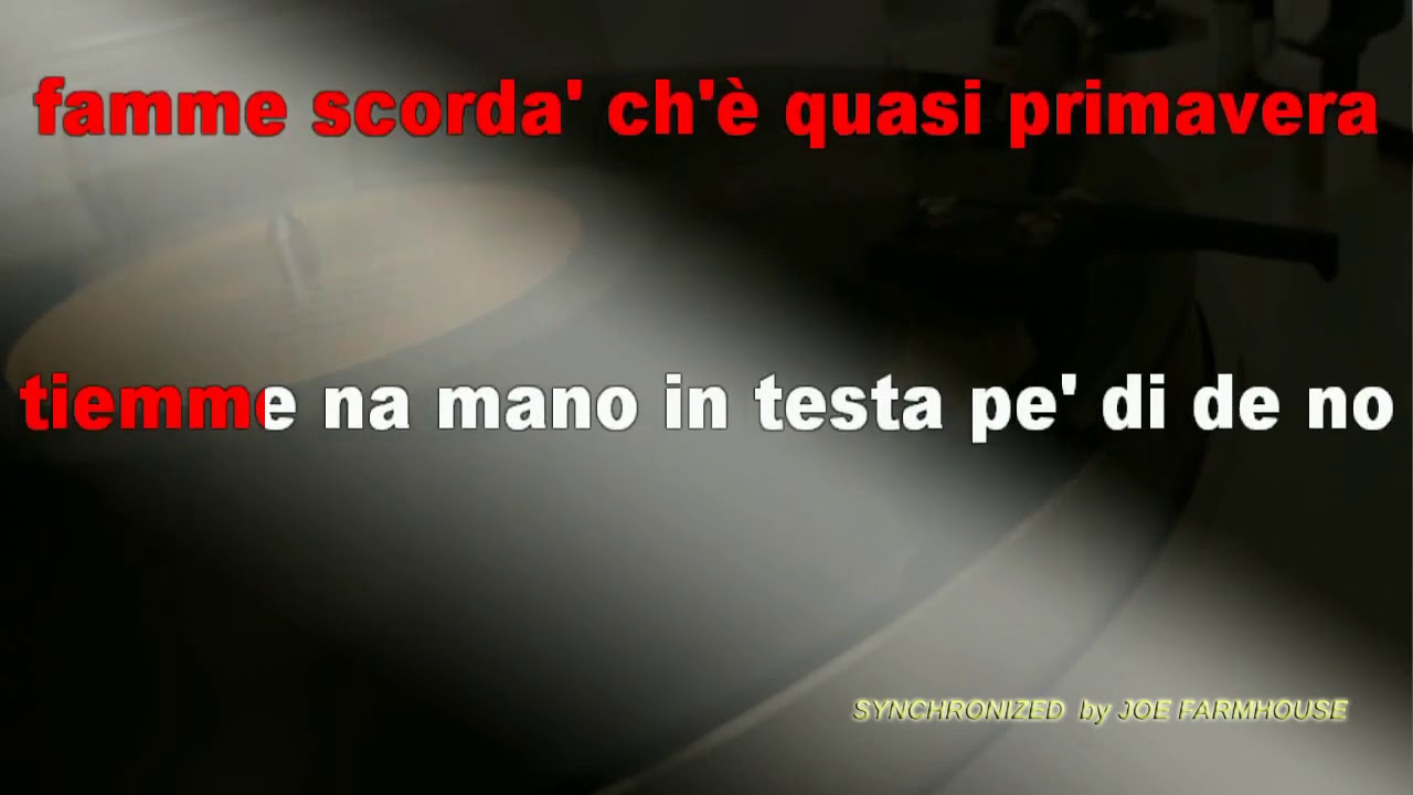 Roma Nun Fa La Stupida Stasera Karaoke by JFH