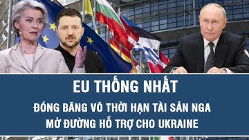 Nóng: EU thống nhất đóng băng vô thời hạn tài sản Nga, mở đường hỗ trợ cho Ukraine
