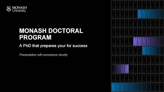 Monash Doctoral Program Info Session - 20 July 2023 by Monash Graduate Research Office 368 views 10 months ago 49 minutes