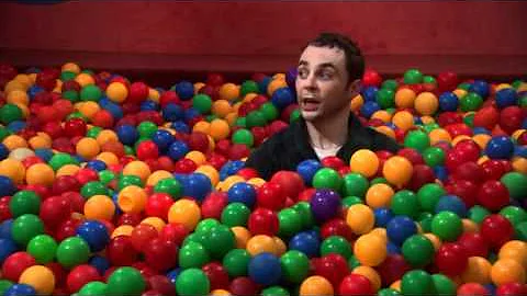 The Big Bang Theory Sheldon Bazinga! in ball pit