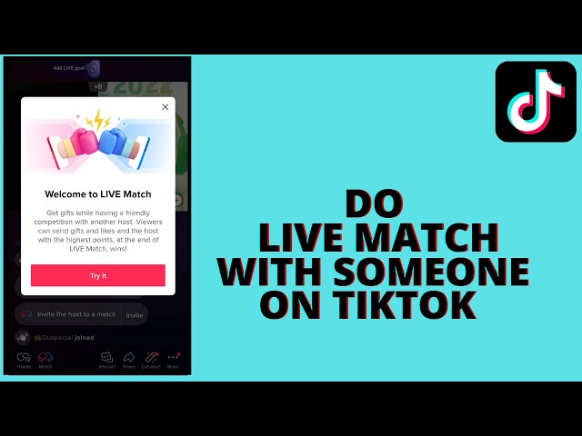 Cara Melakukan Pertandingan Langsung Dengan Seseorang Di Tiktok class=