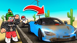 We Bought Super Fast McLaren P1 in Roblox Dusty Trip!