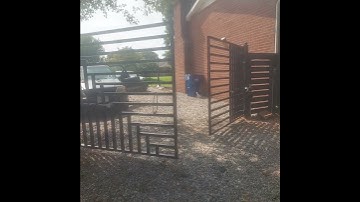 aleko automatic Gate install ,to set photo cells press ftn for change P9 from 00 to 11