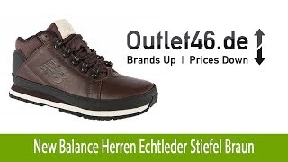 New Balance H754Llb Herren Echtleder Stiefel Günstig Braun Outlet46.De