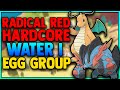 Pokemon radical red 41 hardcore but i only use the water 1 egg group