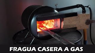 FRAGUA CASERA a GAS Para forja de CUCHILLOS