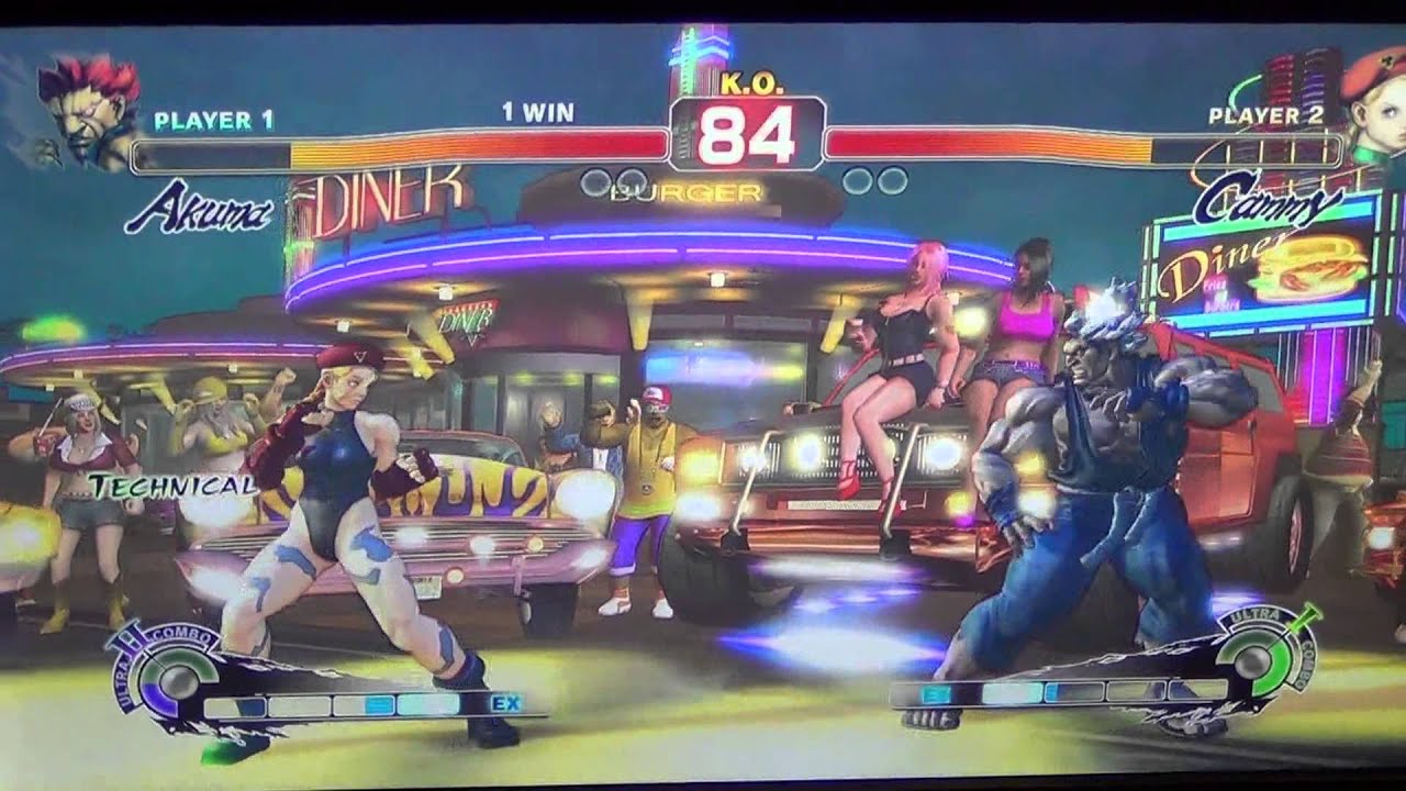 WNF Street Fighter 4 AE ilija b (Akuma) vs Carnage (Cammy)