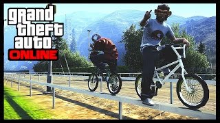 GTA 5 Epic BMX tricks montage #12 ( In The Zone bmx crew )