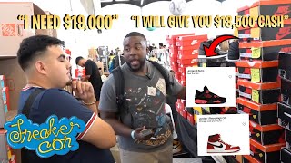 HE REALLY PASSED UP ON A $18,000 DEAL OVER $500! *CASHING OUT AT SNEAKER CON DALLAS* (DAY 1)