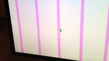 iMac 27 i7 PINK VERTICAL LINES