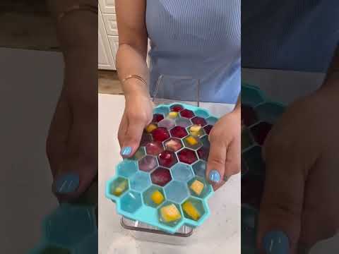 فيديو الراحة النفسية تفريغ قوالب الثلج  