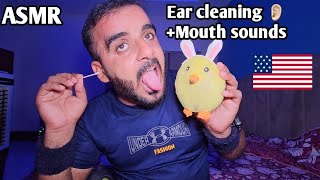ASMR - Ear cleaning 🧹 + mic brushing + deepest ever mouth sounds