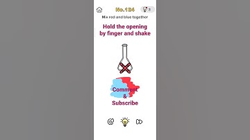 Mix red and blue together|| level 124 || brain out 124 #brainout #brainoutsolution