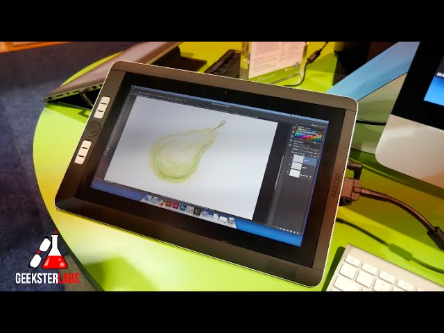 CES 2015: Wacom Shows Us Their Newest Cintiq Graphic Tablets - YouTube