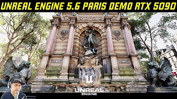 Unreal Engine 5.6 Paris Demo RTX 5090