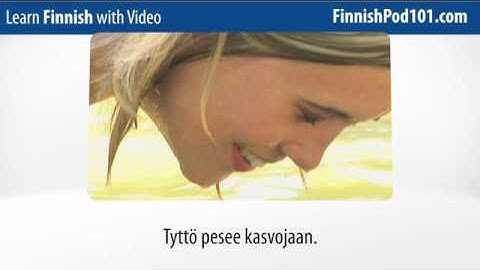 Learn Finnish with Pictures and Video - Talking About Your Daily Routine in Finnish