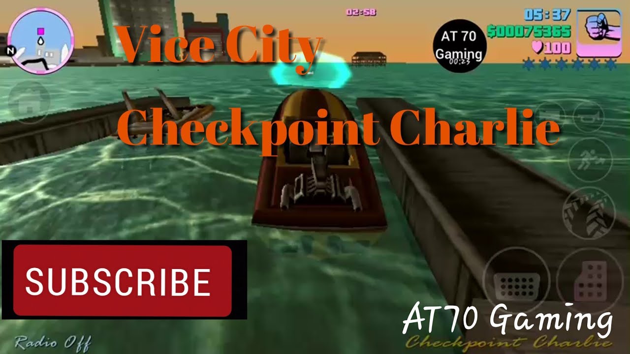 gta vice city mission- checkpoint Charlie!! vice point mission