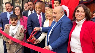 New York Belediye Başkanı Türk Restaurantı Açtı Ali Baba New York