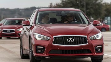 Infiniti Q50 Red Sport 400 Paddle Shifter