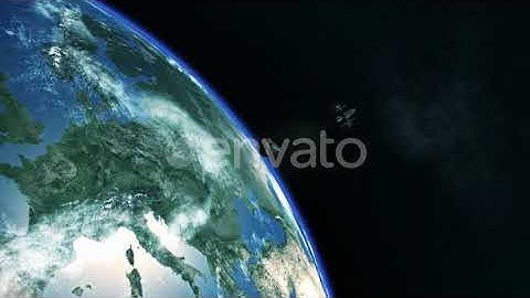 Asteroid near Earth miss | Motion Graphics - Envato elements