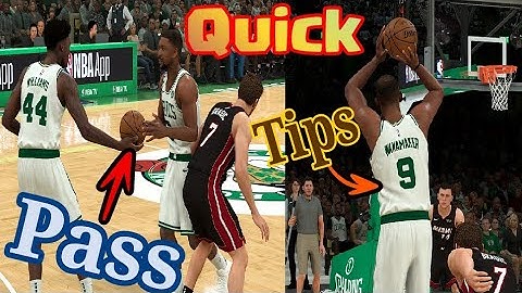 NBA 2K21 passing tips