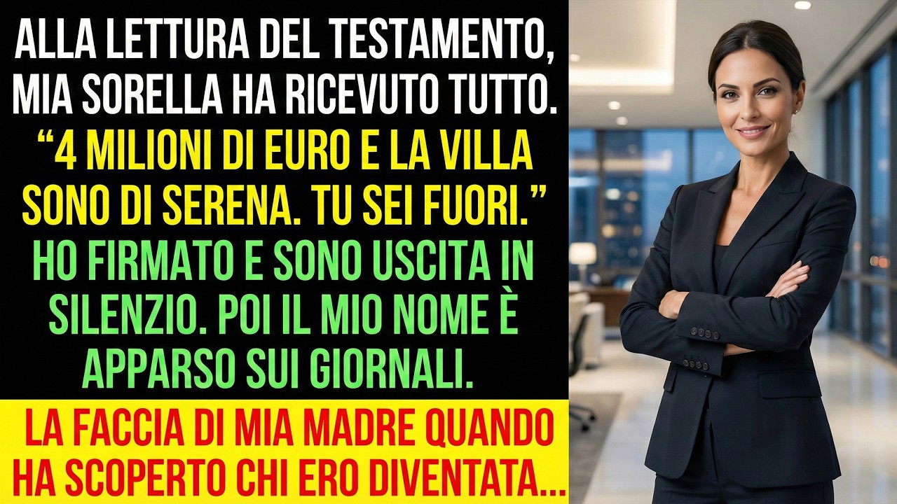 Mi hanno diseredata. Poi sono diventata milionaria.