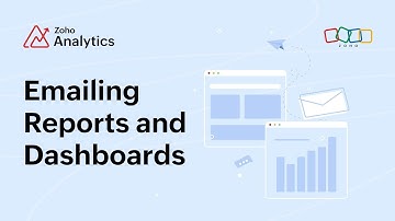 Emailing Reports and Dashboards | Zoho Analytics