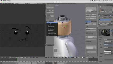 Blender Tutorial 04 - Lego Minifigure Face Texture, DES 3600
